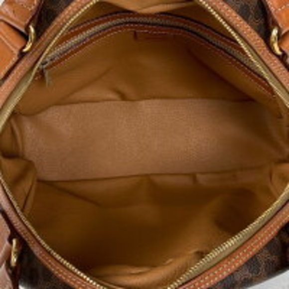 Celine Macadam handbag brown canvas - Picture 6 of 6